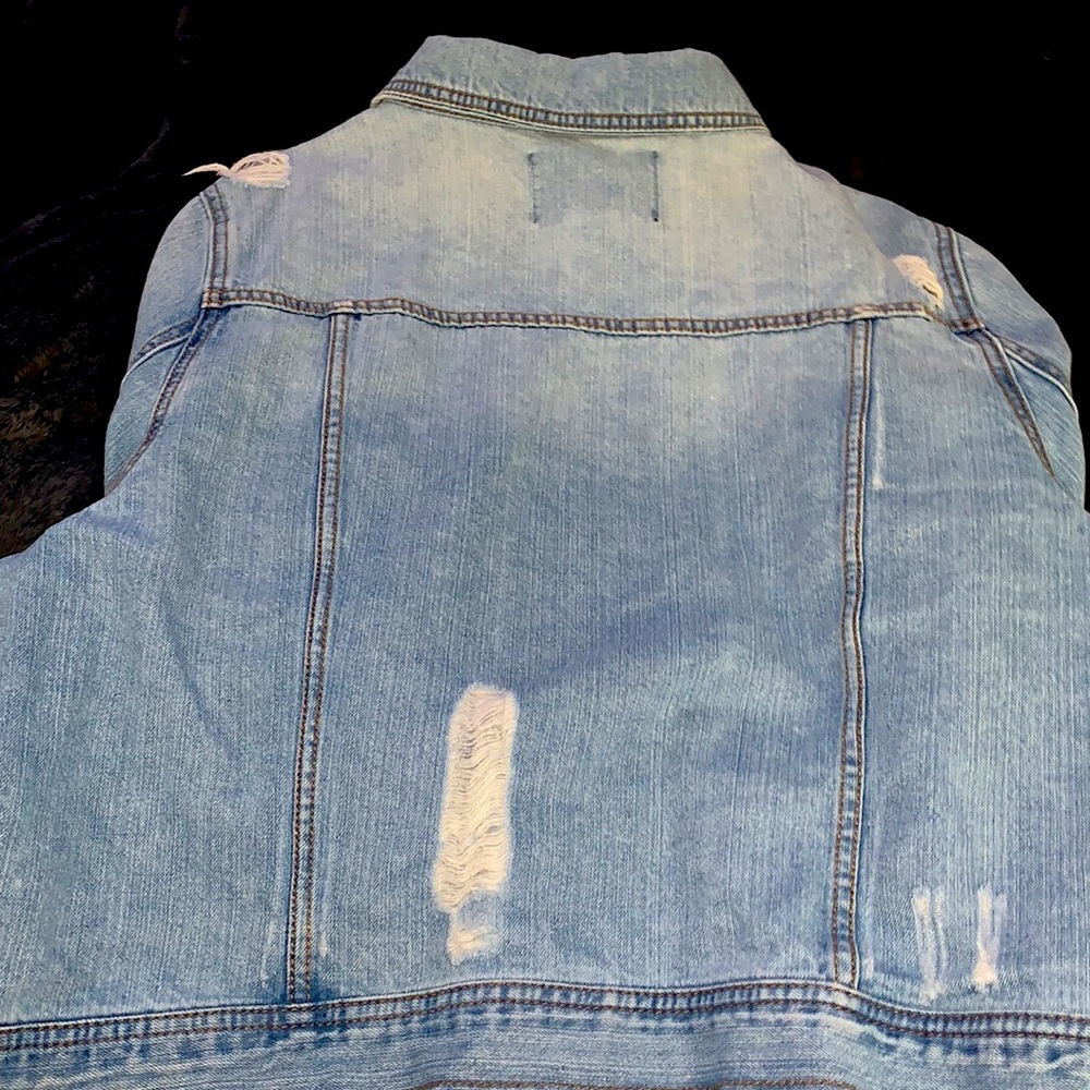 Forever 21 Ripped Jean Jacket - Picture 4 of 4